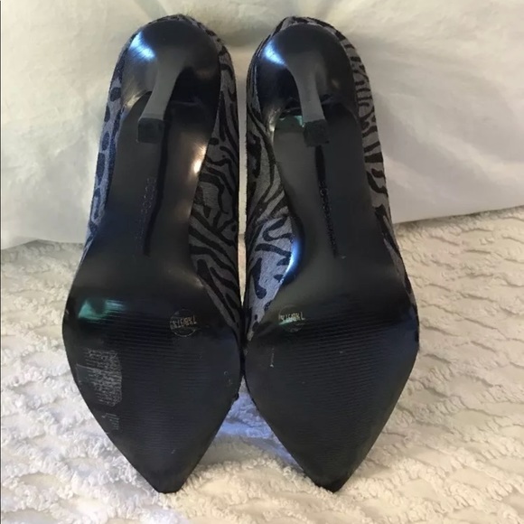 BCBGeneration Fillys2 Black Embellished Heels - Picture 3 of 5